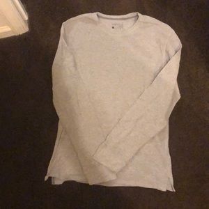 Ribbed long sleeve Perry Ellis shirt